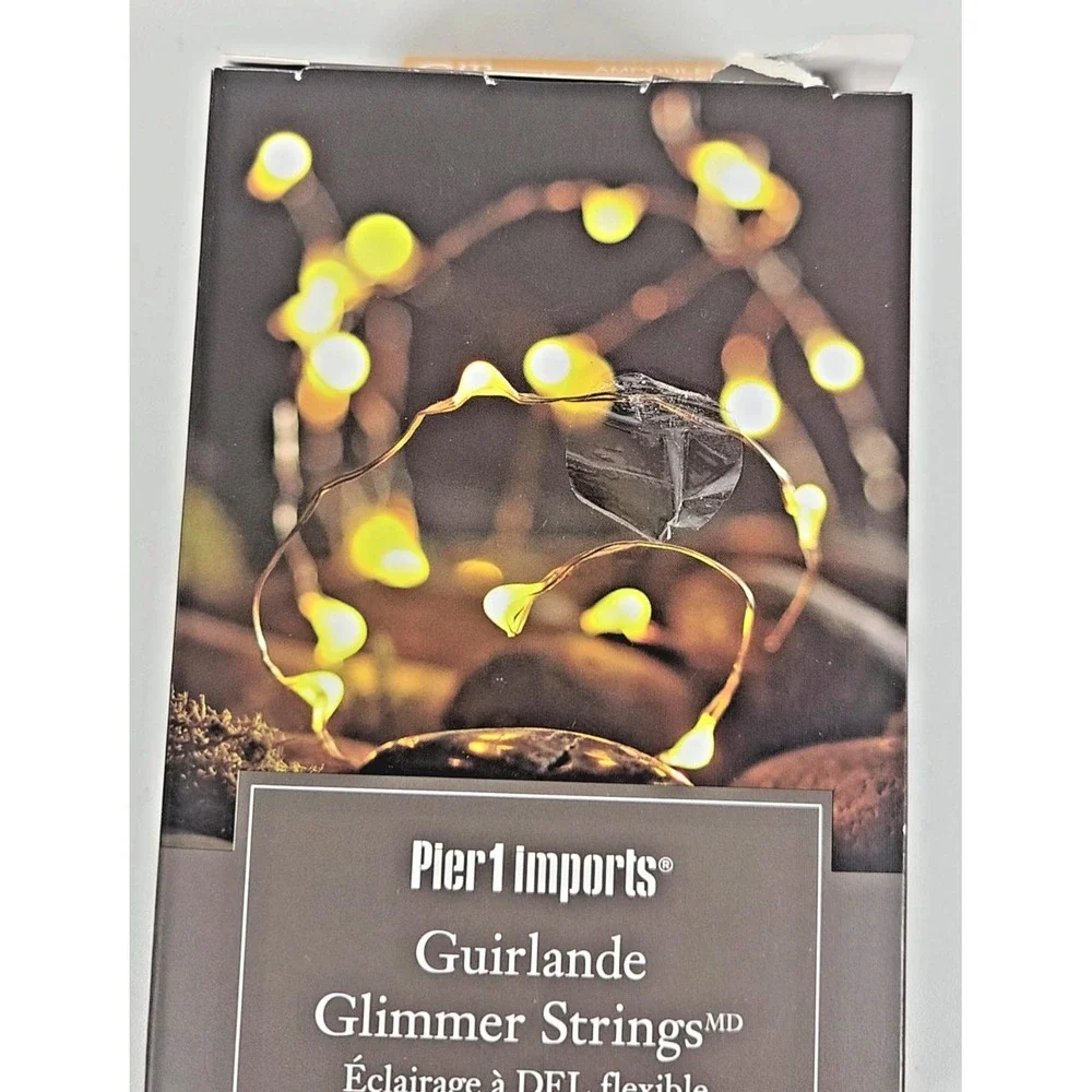 Pier 1 Imports 20 Foot Glimmer String 120 Lights New